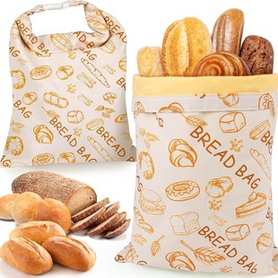 Beeswax Bread Bag Linen Cotton Linen Reusable Beeswax Fresh Storage Bag Food Grade Beeswax Bag
