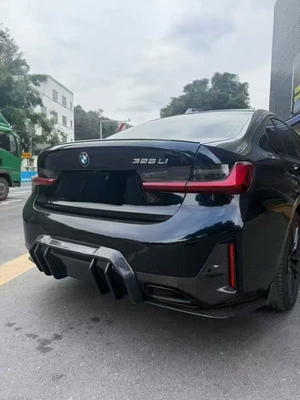 Carbon Fiber Rear Diffuser, Big Surrounded