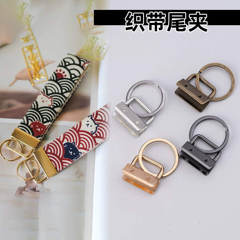 Новый стиль брелок из сплава круглый съемный ржавчина пружинное кольцо быстрая застежка амазонка поставка ювелирных изделий брелок