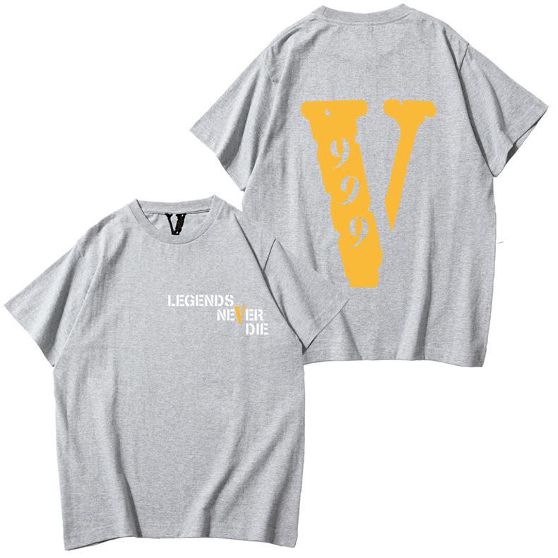 Футболка VLONE темно-синяя, S