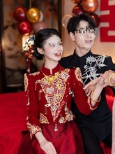 新中式马面裙套装敬酒服新娘2025新款订婚礼服国风汉服结婚回门服