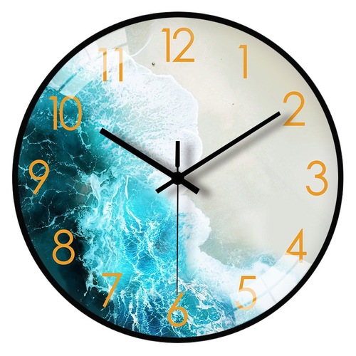 8-inch 20cm Nordic minimalist quiet wall clock for home living room bedroom wall clock, simple clock wholesale