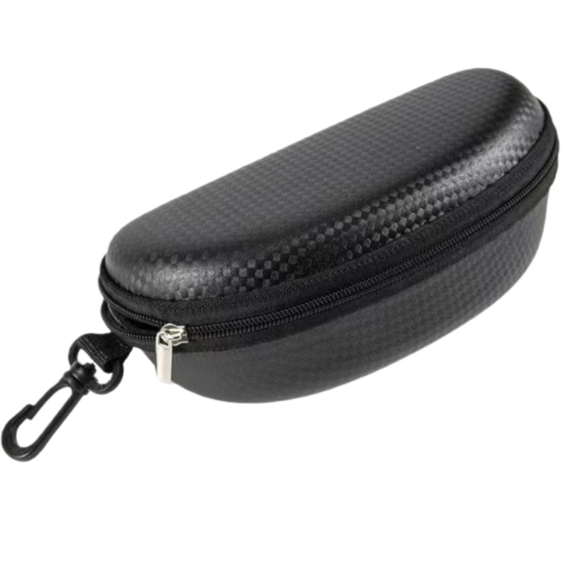 Sunglasses Case Black Leather Eva Zipper Bag Wholesale Men's and Women's Sunglasses Polarized Glasses Case Portable