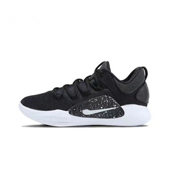 Foreign Trade Hyperdunk Hd2018 Valentine's Day Black and Purple Low-Top Practical Wear-Resistant Sports Basketball Shoes for Men and Women Couples