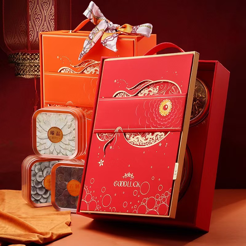 贴牌西洋参铁皮石斛藏红花年货滋补礼盒 燕窝鹿茸片送礼礼品定制