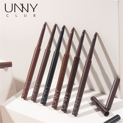 UNNY眼線膠筆易上色不暈染自然棕色硬頭新手學生內眼線筆