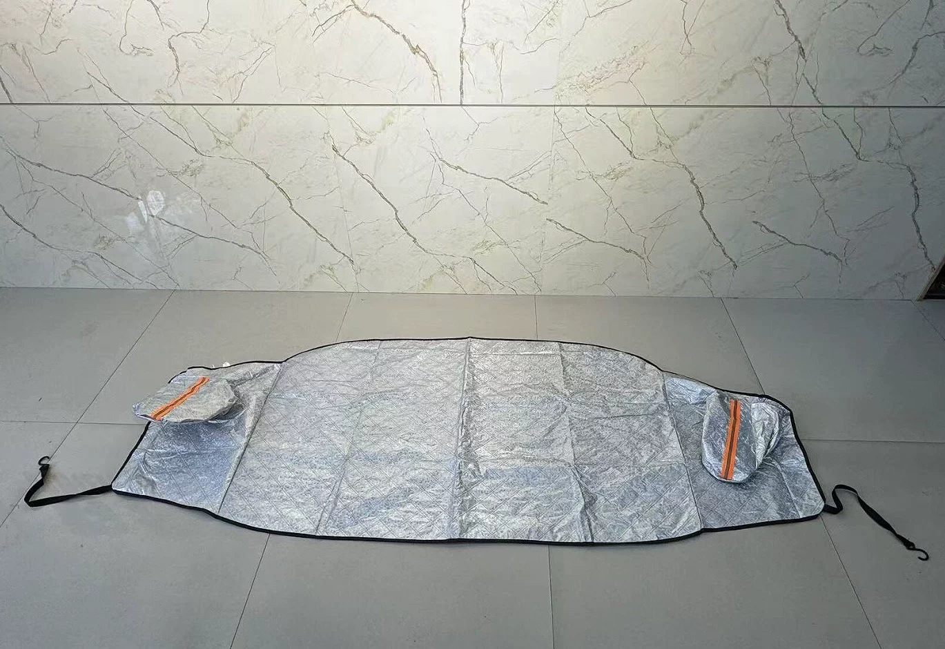 Universal Ultrasonic Thickened Semi-Transparent Glass Car Cover for Snow, Frost, and Ice Protection, Sunshade, and Snow Cover for Vehicles