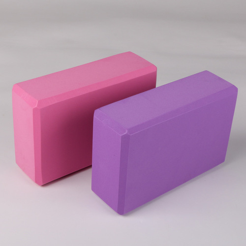 Yoga Blocks Direct Sale from Factory Non-Slip EVA Material Dance Training Blocks Foam Brick Head Density 180g Yoga Cushion