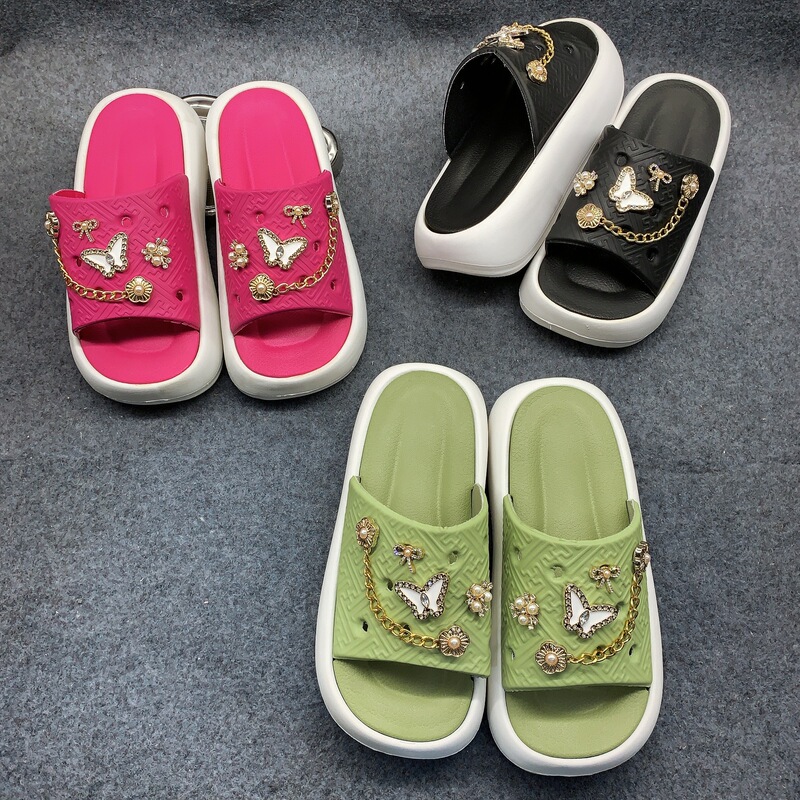 Women's Summer Outdoor Slippers 2024 New Style Golden Umbrella Rabbit Thick-Soled Non-Slip Trendy One-Strap Sandals Beach Shoes Women's Summer Outdoor Slippers 2024 New Style Golden Umbrella Rabbit Thick-Soled Non-Slip Trendy One-Strap Sandals Beach Shoes