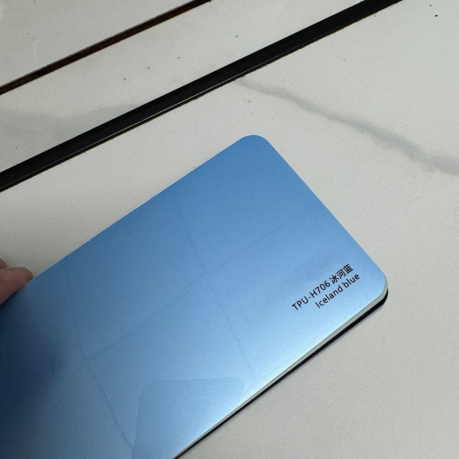 Car paint protective film | Tesla Color Change Film Ice - tpu-ice-river-blue-tesla-cybertruck-dedicated-car-cutting