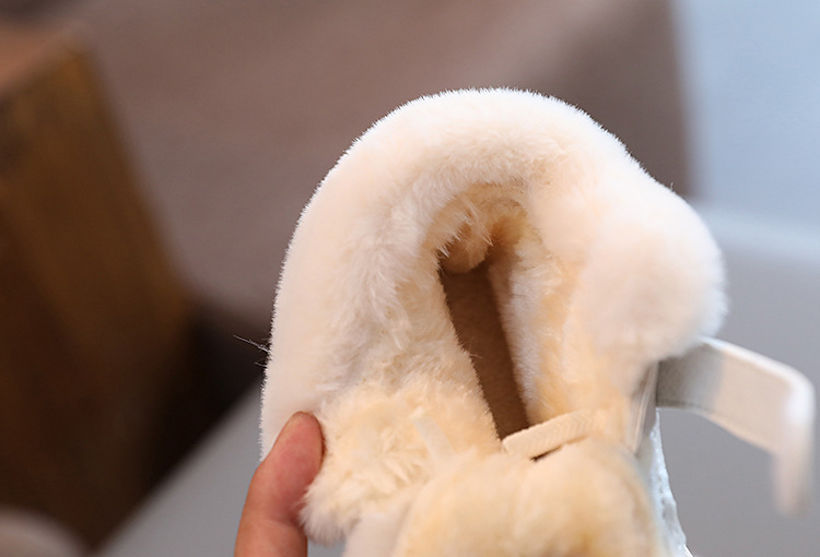 Scarponi da neve per bambini, scarpe per bambini, scarpe invernali in cotone, bambini di 5 anni, ragazze ispessite, neonati morbidi_voghion.com