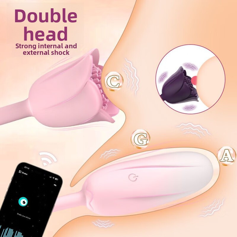 Rose Vibrating Massage Stick, Female Sex Masturbation Device, Adult Sex Toy, Wearable, Sexy, Compact, Wireless