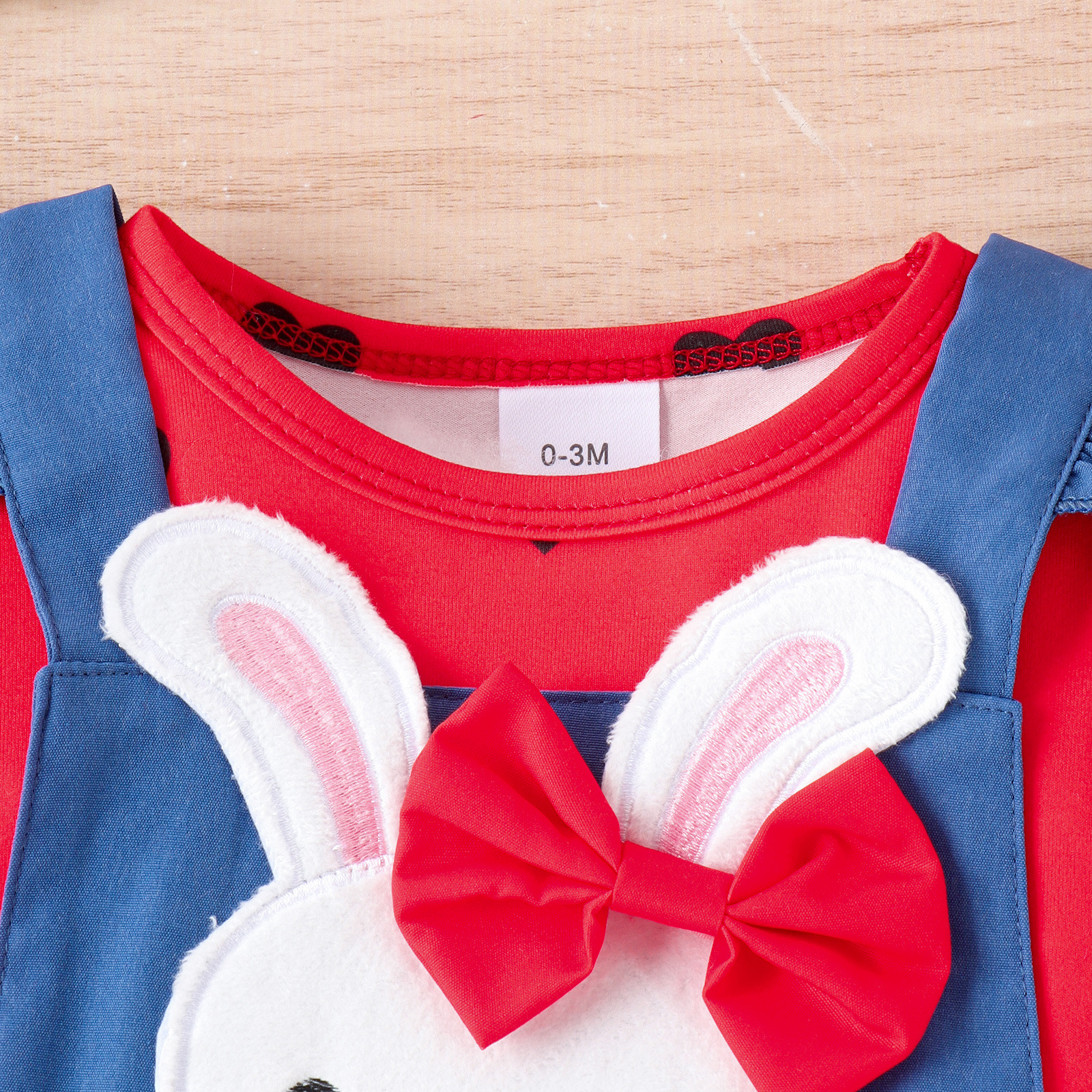 Simple Style Rabbit Cotton Girls Clothing Sets display picture 1