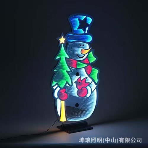 新しいアビスミラー千層ミラークリスマス雰囲気ライトクリエイティブパーティーギフト装飾ライト風景照明ライト|undefined