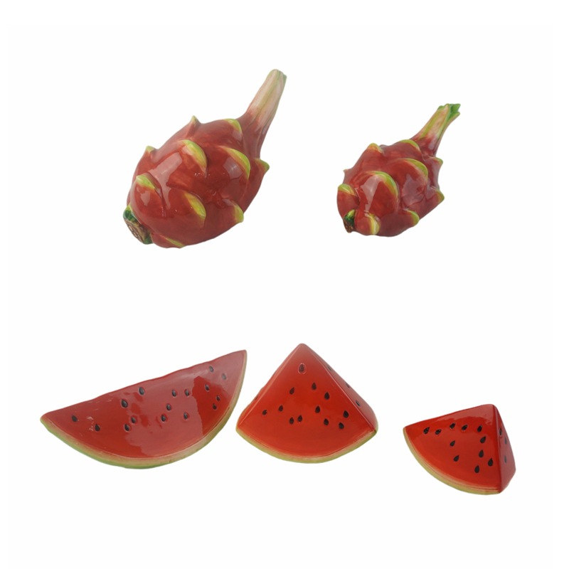 De lujo ligero, galvanoplastia europea, cerámica, fruta, pera, decoración pequeña creativa, sala de estar, mesa de comedor, mesa de centro, decoración de frutas