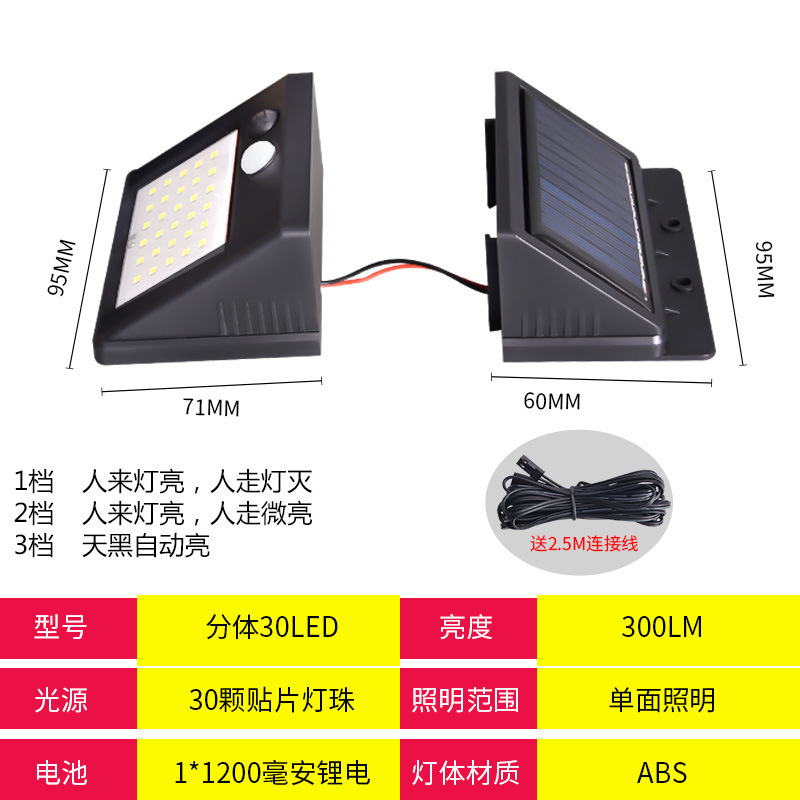 Hogar lámpara solar fluorescente lámpara de jardín solar al aire libre Cuerpo Humano inducción lámpara de pared jardín Villa ciervos Otros