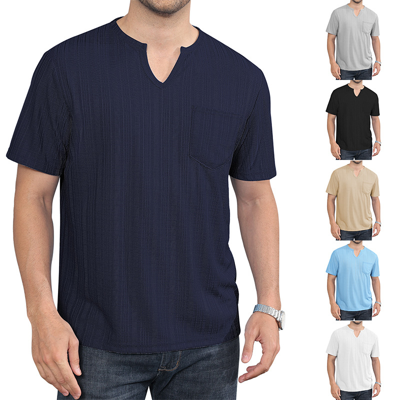 Chaqueta de punto jacquard a cuadros pequeños para hombre, estilo europeo y americano, para primavera y otoño, informal, holgada, estilo business, camiseta de manga corta y transpirable