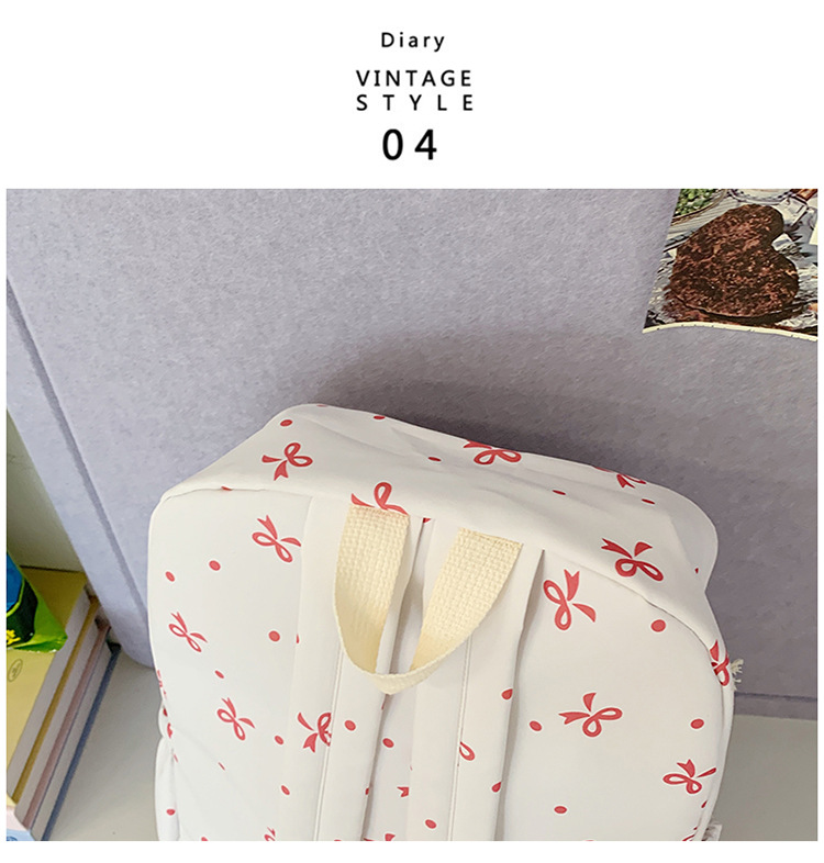 Japanese-style minimalist casual large-capacity backpack for middle and high school students, lightweight and trendy school daypack for girls