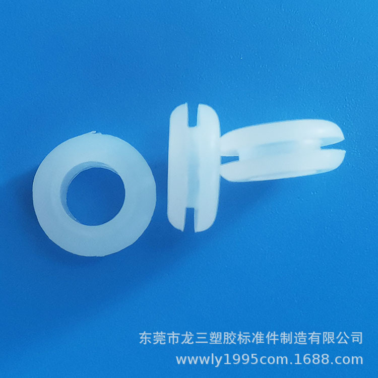 龙三塑胶厂供应K-8防水防尘护线圈 通孔扣式护线圈