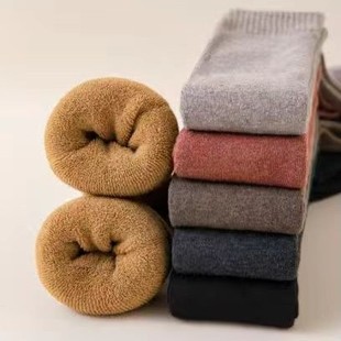 Autumn and winter thick warm knee socks children Terry thick socks Korean thigh high tube socks factory wholesale