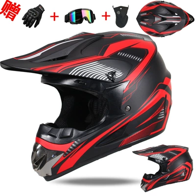 Lightweight, Abs, All-Season Full-Cover Mountain, Motorcycle Safety Supplies - red-track-s