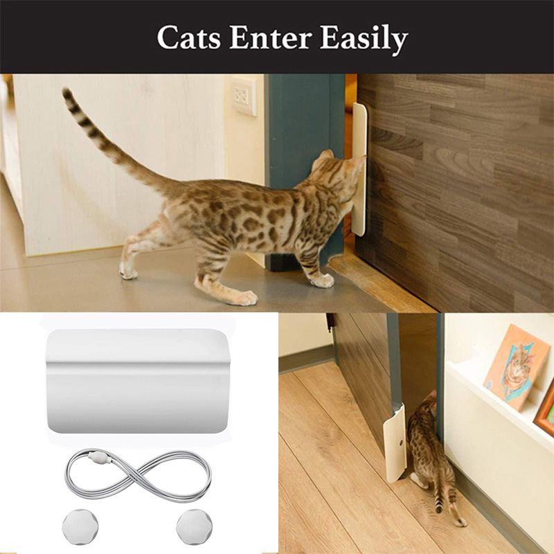 Cat Door and Dog Door Korean Version Auxiliary Pet Door for Cats and Dogs Free Entry and Exit Automatic Door Renovation Set Pet Supplies