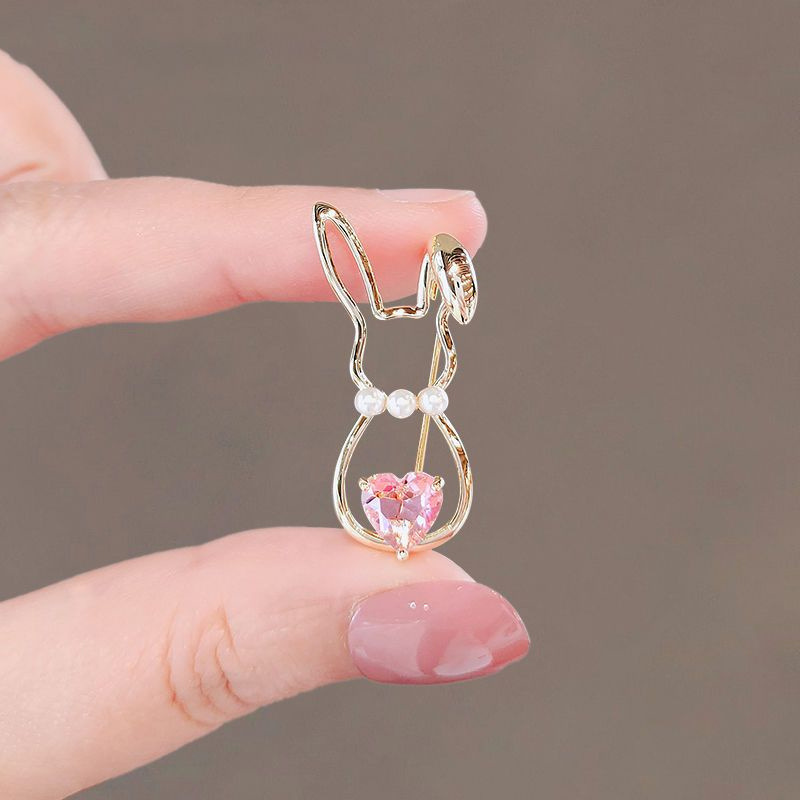 Simple anti-exposición pequeño pecho pin hebilla todo partido Opal collar camisa cardigan collar pin accesorios unisex