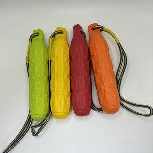 Cross-border dog bite-resistant teether stick pet toy eva mixed color teether ball rope ball tug of war toy wholesale