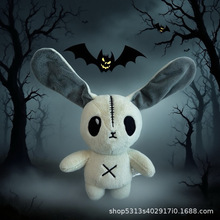跨境新品外贸万圣节宠物小精灵毛绒公仔万圣节兔子毛绒玩偶