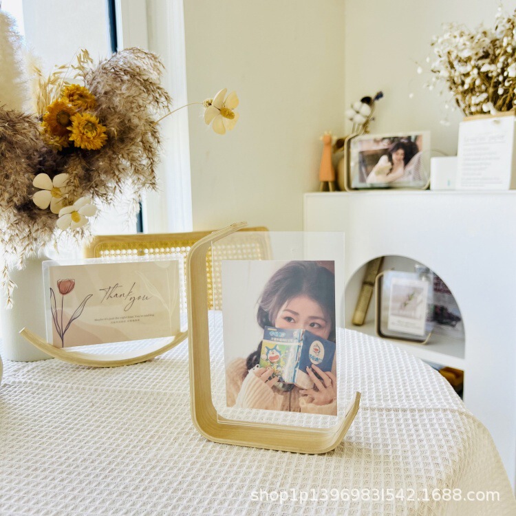 Creative Photo Frame Table Setting Personalized Photo Frame 6/7/ 8inch Ins Style Cute Photo Small Ornaments Gift