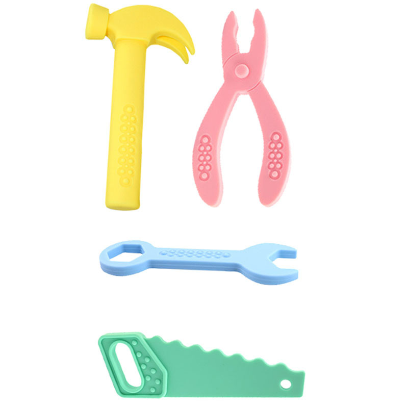 Nuevos dientes para bebés con llave de mordida de mordida de lección herramientas de molienda de dientes para bebés con pegamento de mordida juguetes para calmar bebés