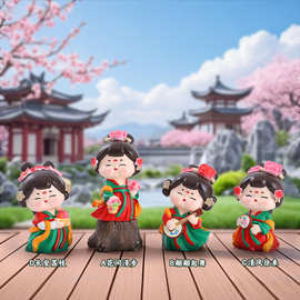 古风热款唐小环仕女摆件2.0小号热卖树脂工艺品精美公仔手办