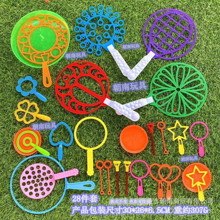 Cross-Mirror e-commerce suministro de varias herramientas de soplado de burbujas traje de actividades al aire libre burbuja colorida burbuja al por mayor