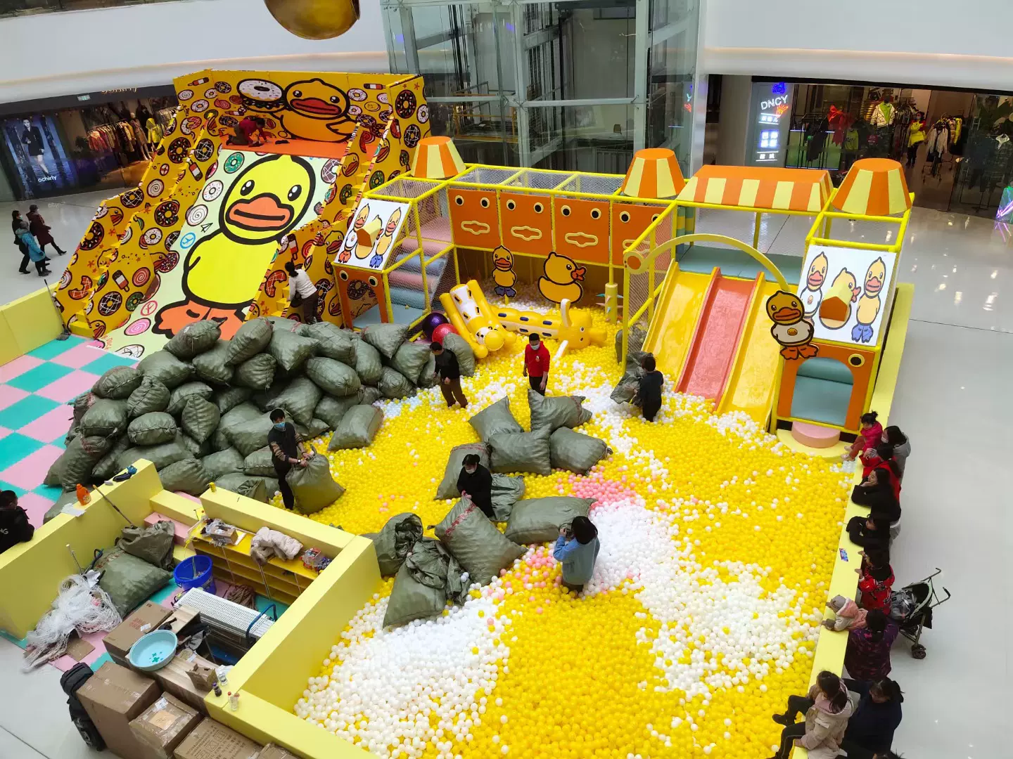 淘气堡城堡迷你充气益智趣味