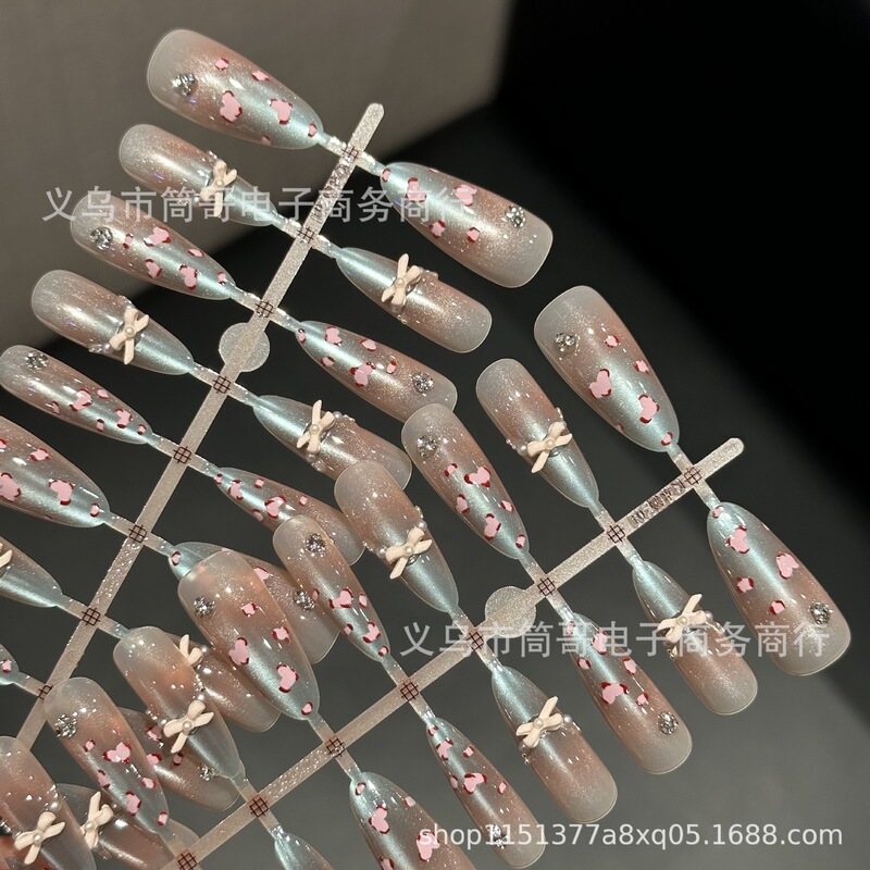 New Sea Salt Leopard Wearable Nail Art Patches Party Atmosphere Plaster Relief Gilt Christmas Tree 30 Pieces