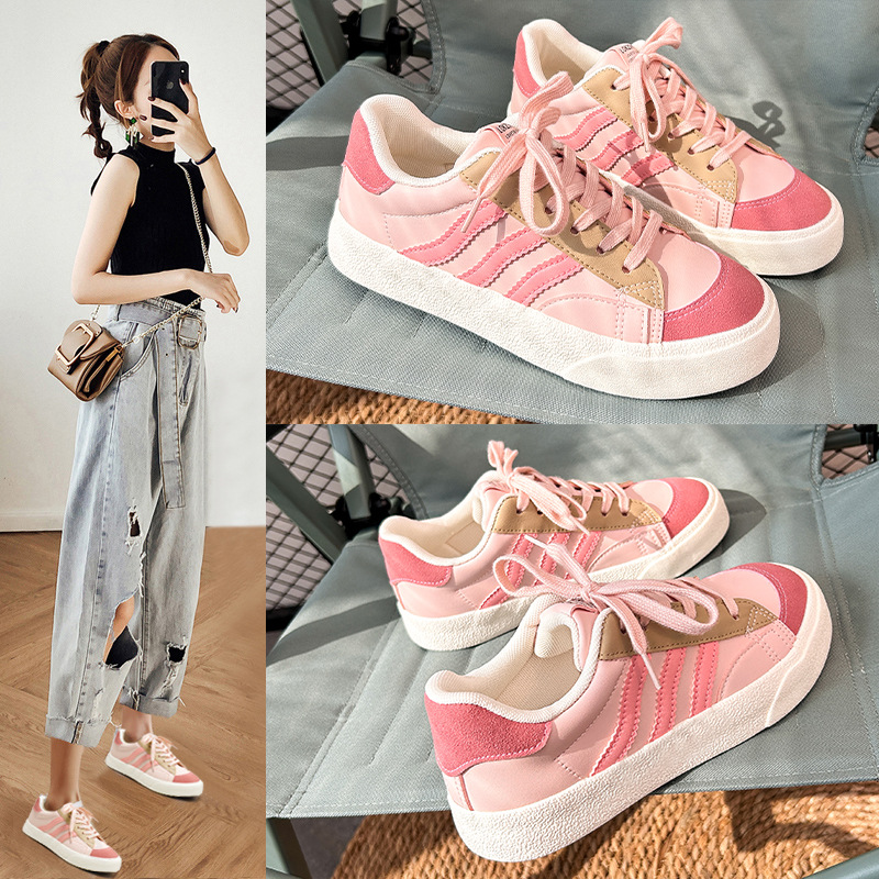 D 316m 핑크/가죽+소 힘줄 바닥