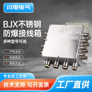 BJX stainless steel junction box increased safety control box explosion-proof power supply lighting control instrument junction box empty box