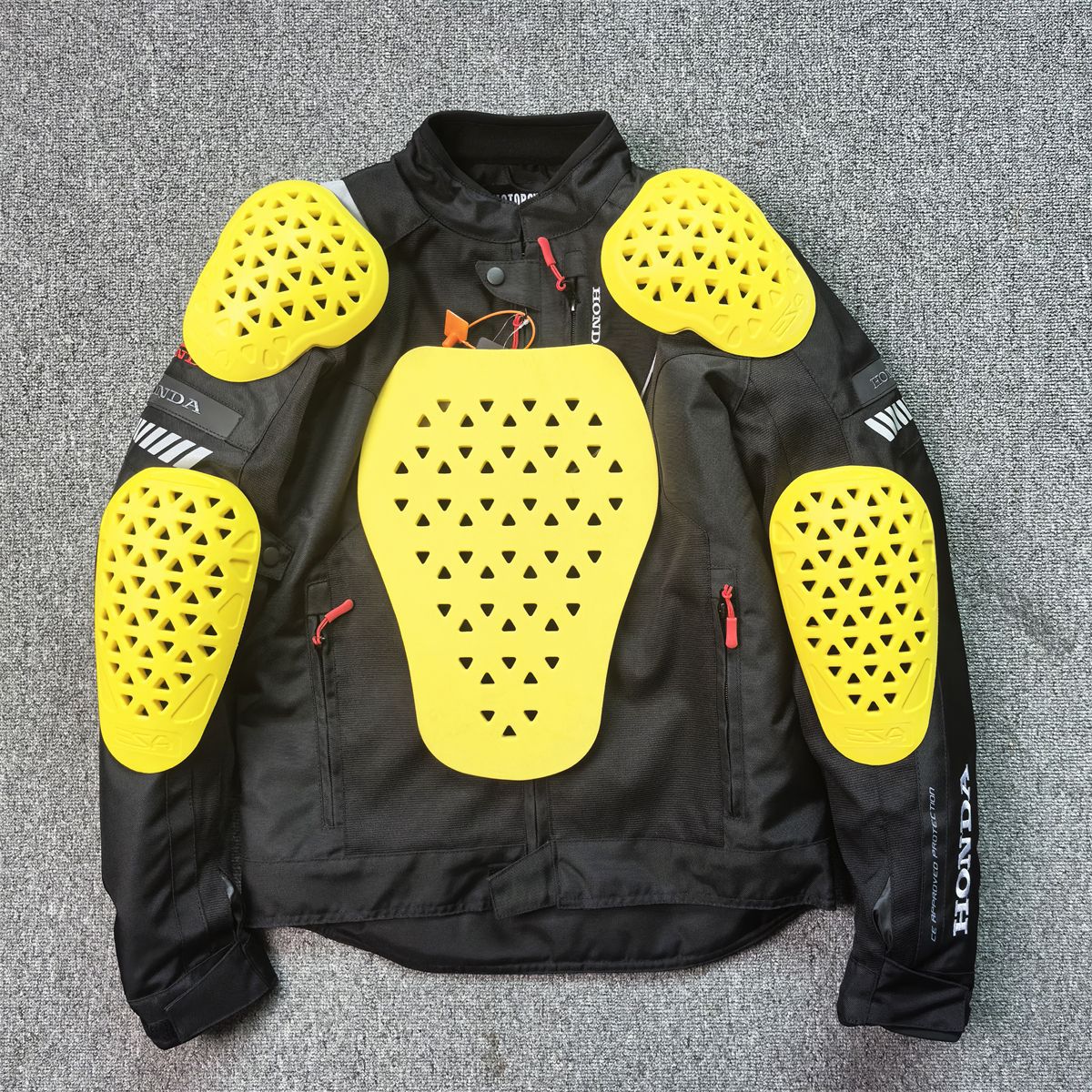 オールシーズン対応の新しいオートバイライディングジャケット、防風性、暖かさ、耐寒性、レーシングオートバイジャケット、落下防止、耐摩耗性、ブラック