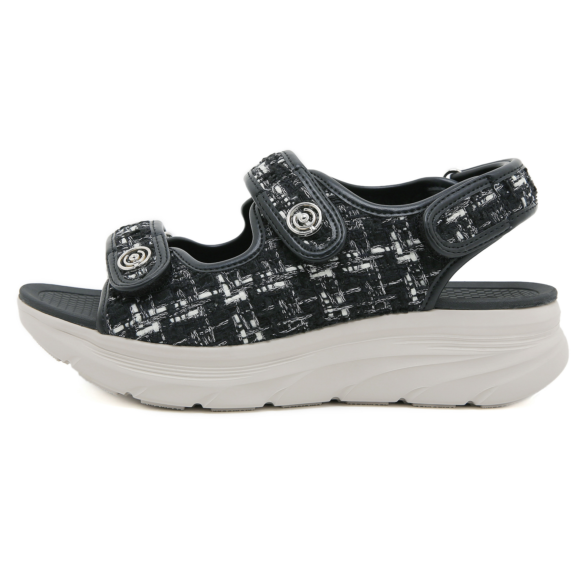 H580 - 2 Amazon 2025 nuevo velcro sandalias deportivas para mujeres ligeras y cómodas sandalias de suela gruesa