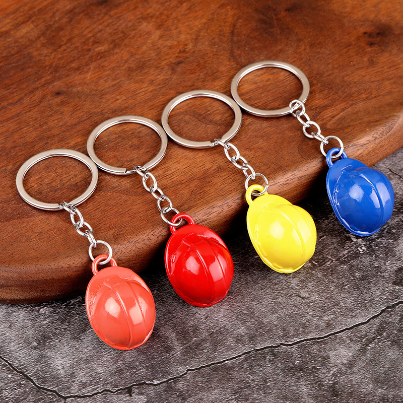 Manufacturer Direct Sales Mini Keychain Helmet Pendant Compact Keychain Helmet with Keychain Helmet