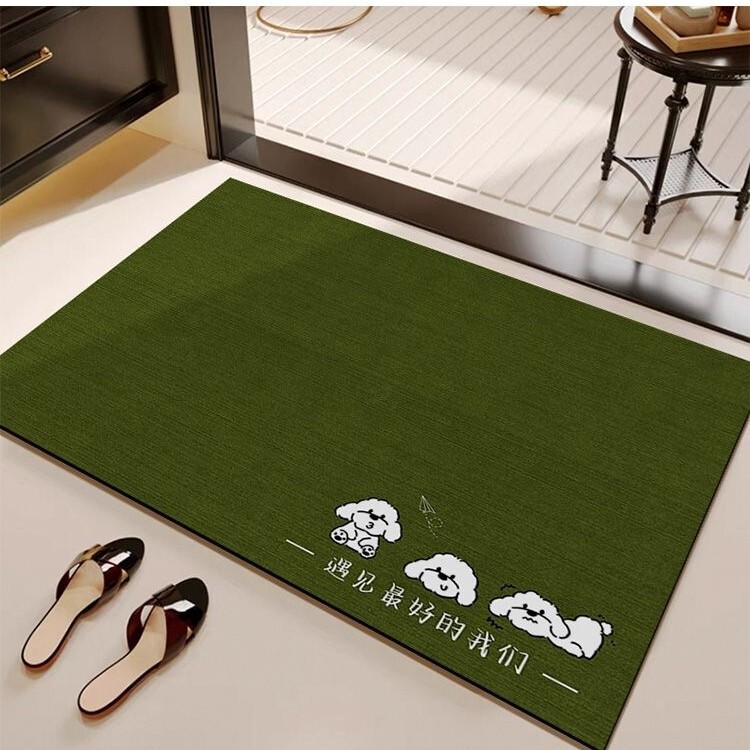 Diatom Mud Bathroom Floor Mats, Household Absorbent Foot Mats, Bathroom Door Mats, Toilet Carpets, Bathroom Foot Mats