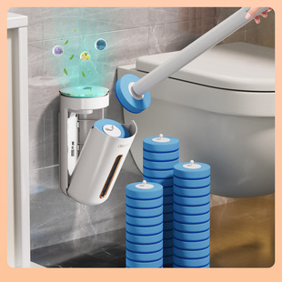 ✅Disposable Toilet Brush Household Toilet Wall Hanging No Dead Angle Washing Toilet Brush Descaling Brush Head