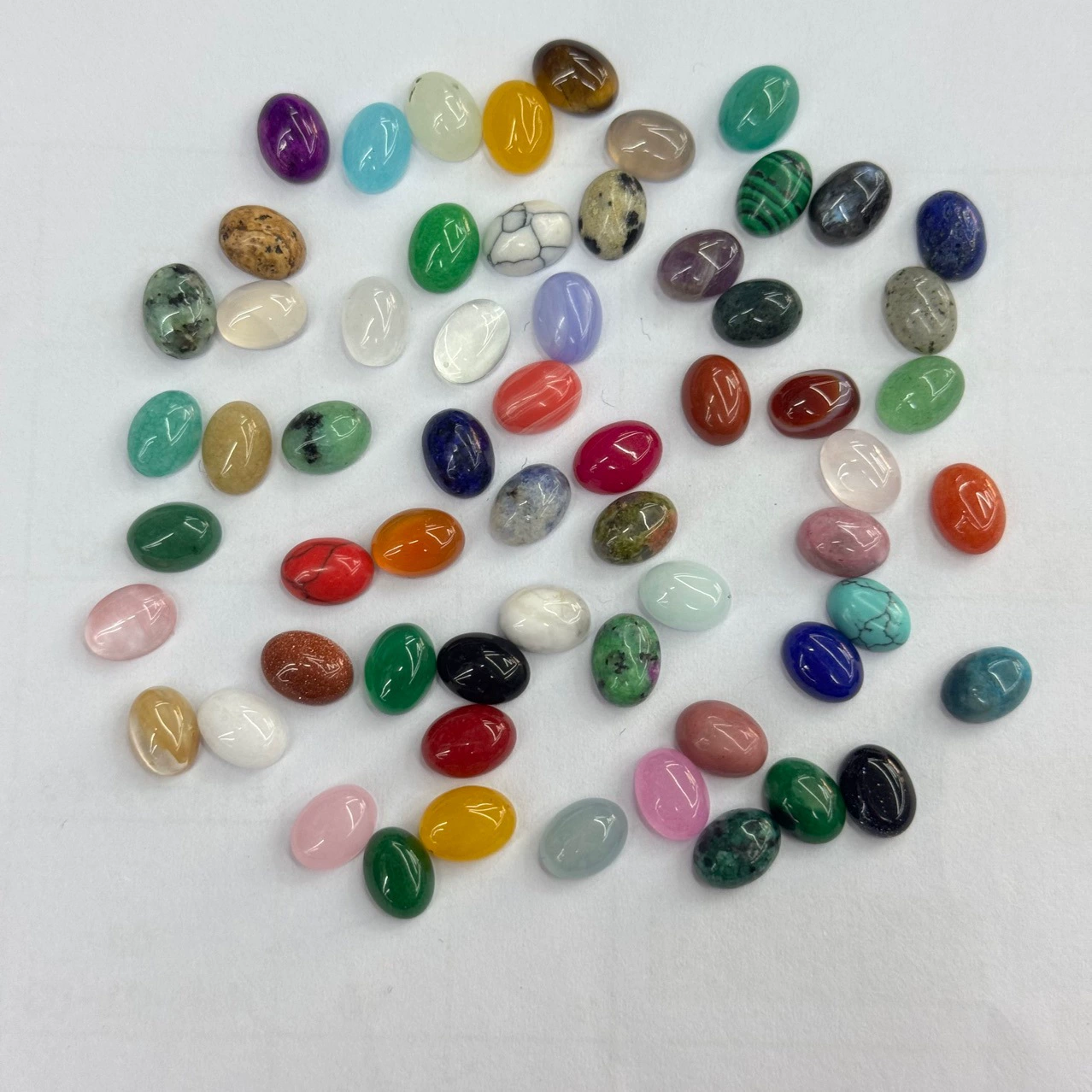 Organic gemstone for ring, accessories, 6x, x8, DIY