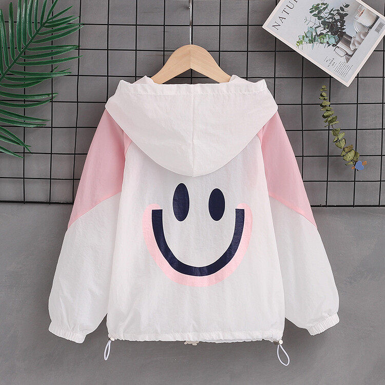 2026 New Style Girls' Sun Protection Clothing, Stylish Summer Quick-Drying Air-Conditioned Sun Protection Jacket for Medium and Large Children