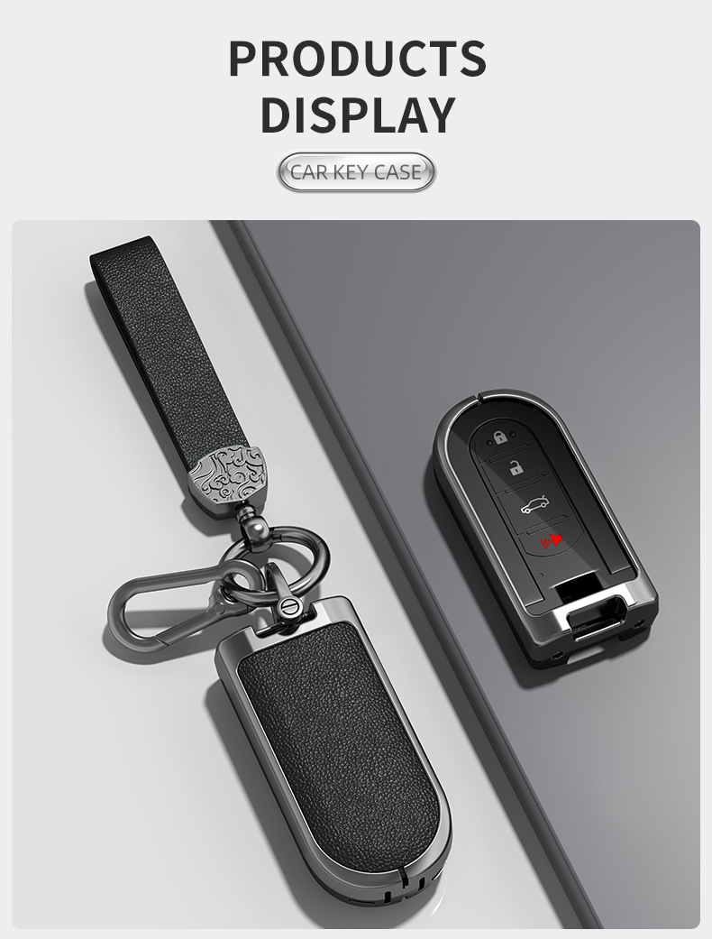 Suitable for North Deer Car Key Cover Perodua Toyota Remote Control Car Key Case Protective Cover for Men and Women
