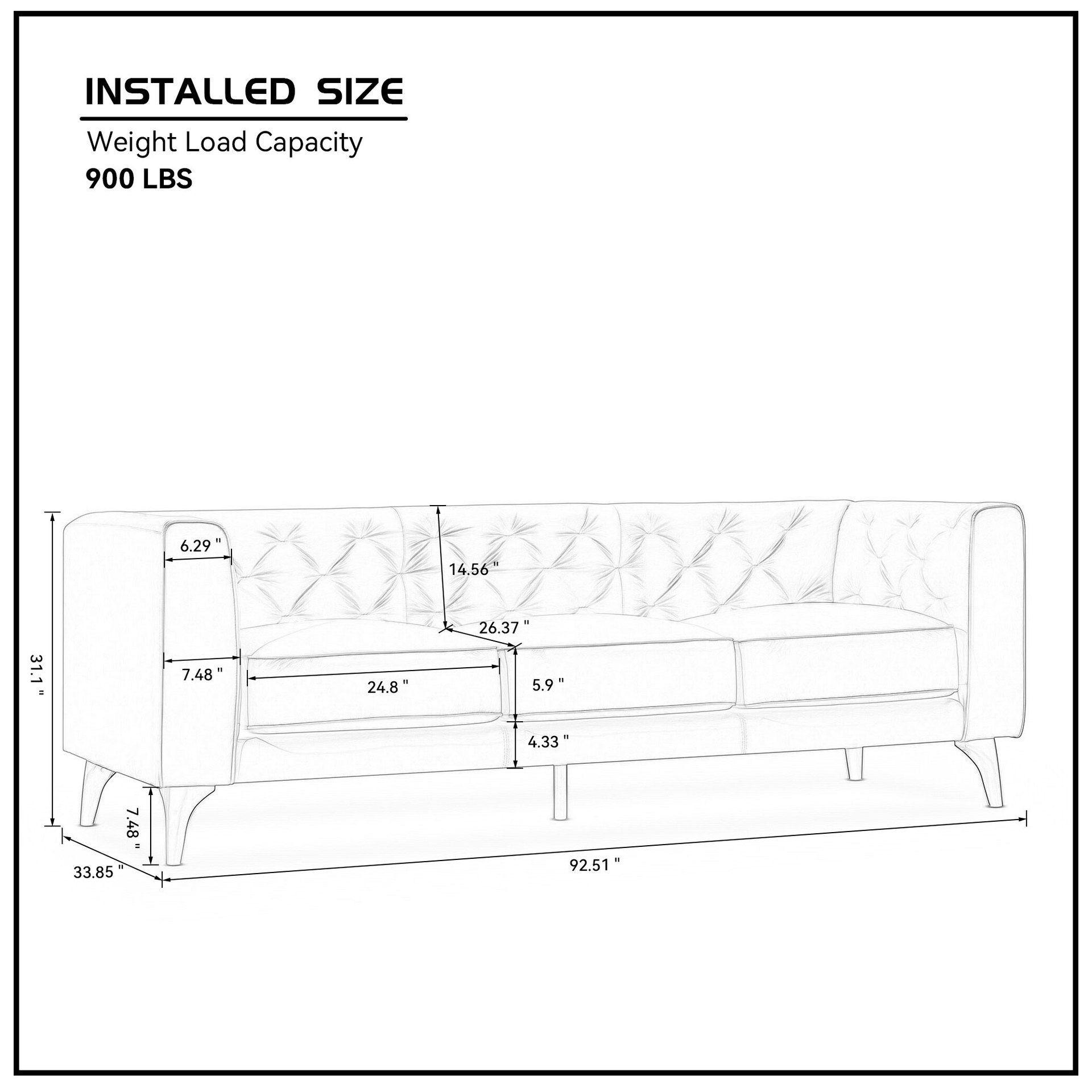 Moderno sofá de tela minimalista pequeño tipo de casa doble minimalista lujoso látex triple sala de estar combinación multifuncional