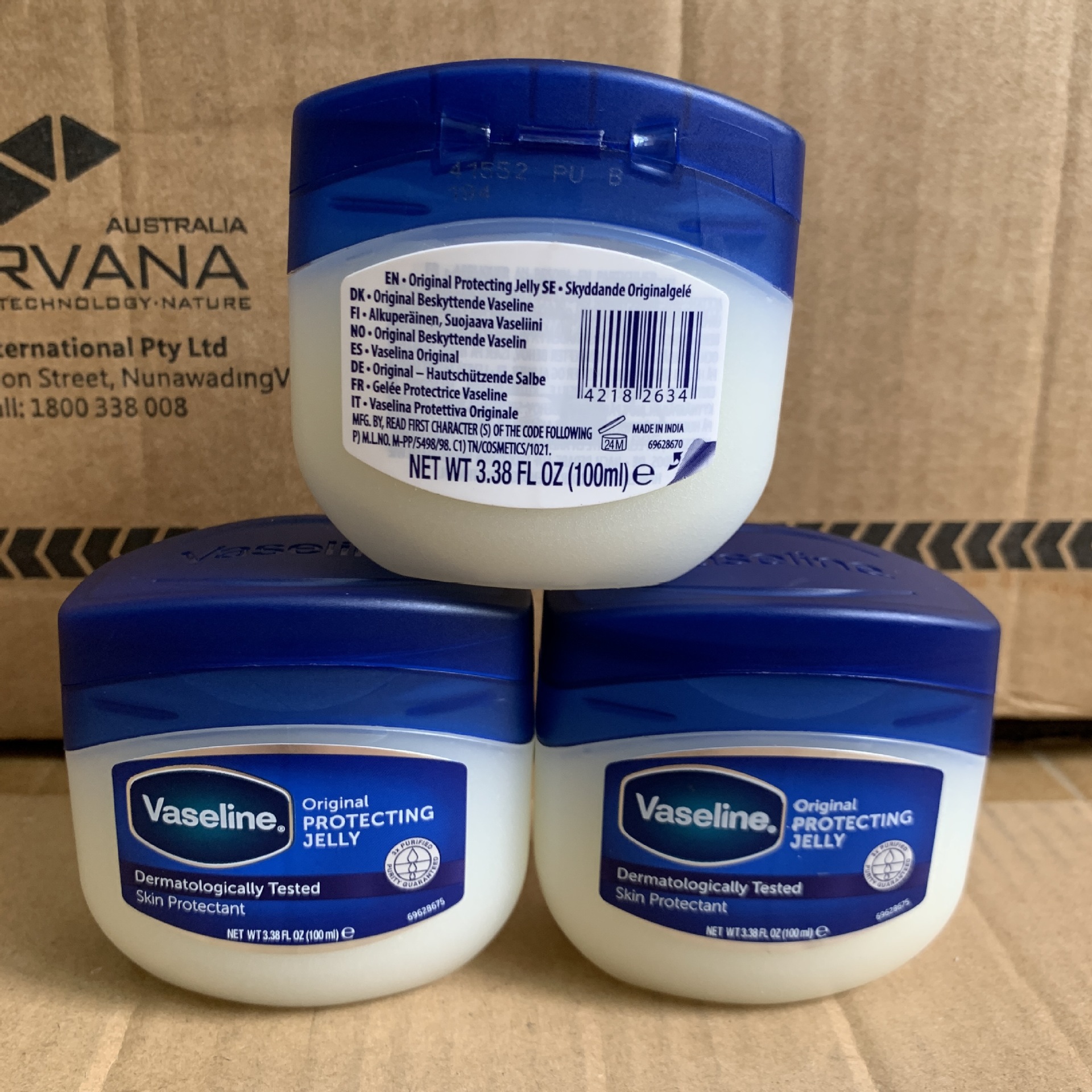 Versión indonesia de Vaseline genuina, crema para la piel, crema de manteca de cerdo para manos y pies, protección contra la congelación y la secedad.
