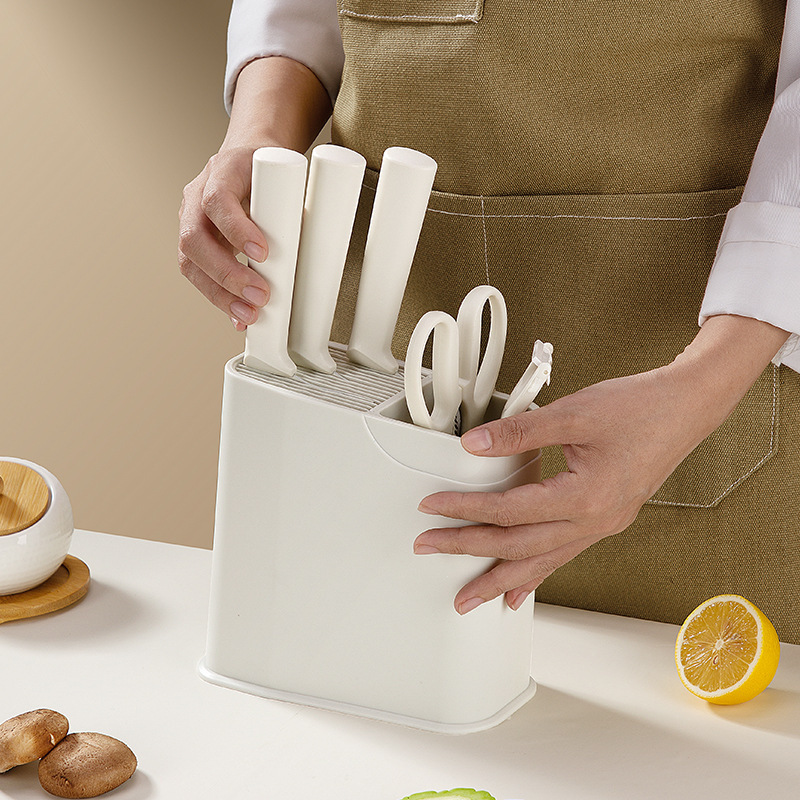 Cuchillos Juego de cocina Combinación Cuchillo de cocina doméstico Tabla de cortar Cuchillo de corte especial para cocina Cuchillo de cocina Cuchillo de cocina