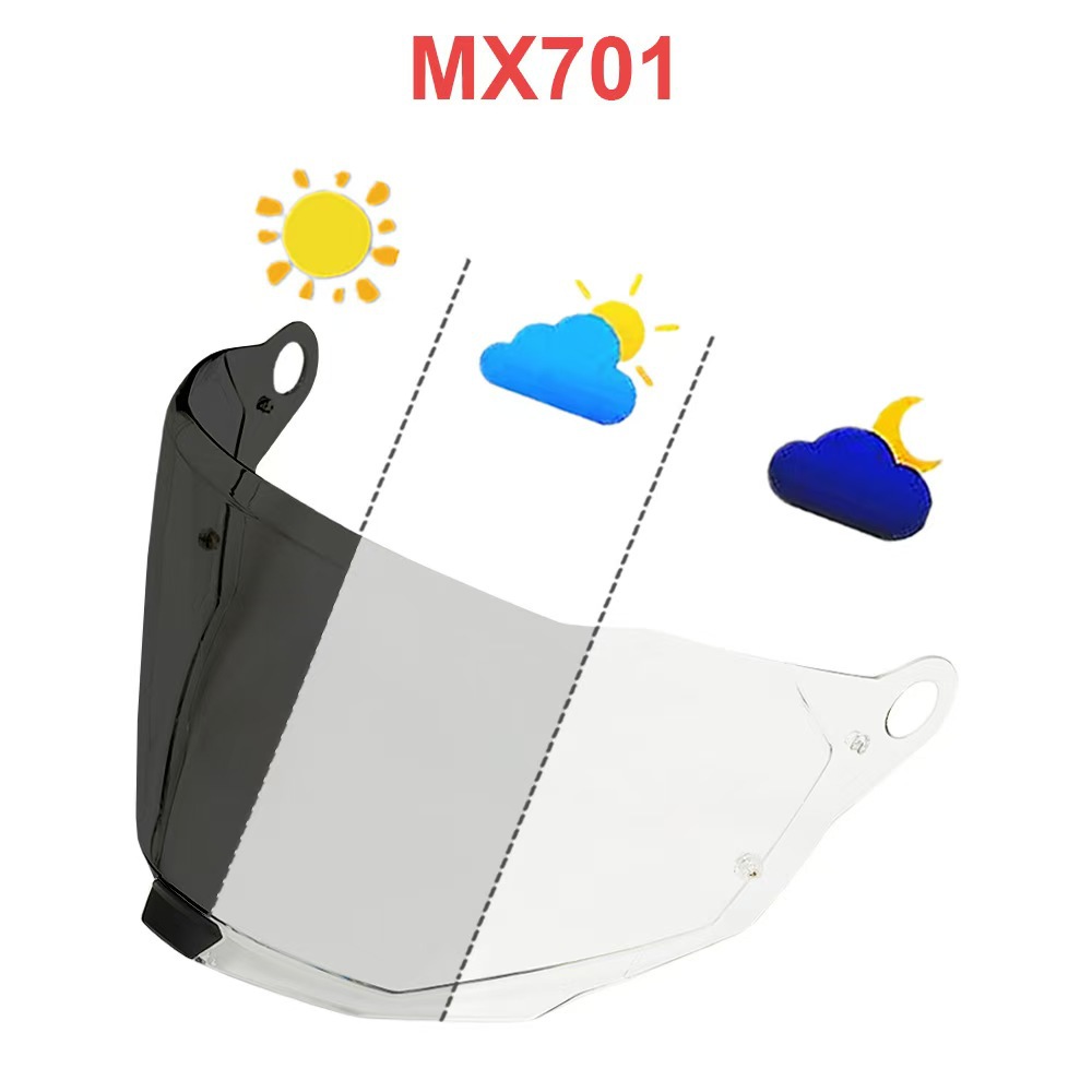 Suitable for Ls2 Mx701 Rally Helmet Lens Anti-Fog Sticker Color-Changing Film Aurora Day and Night Universal Motorcycle Helmet