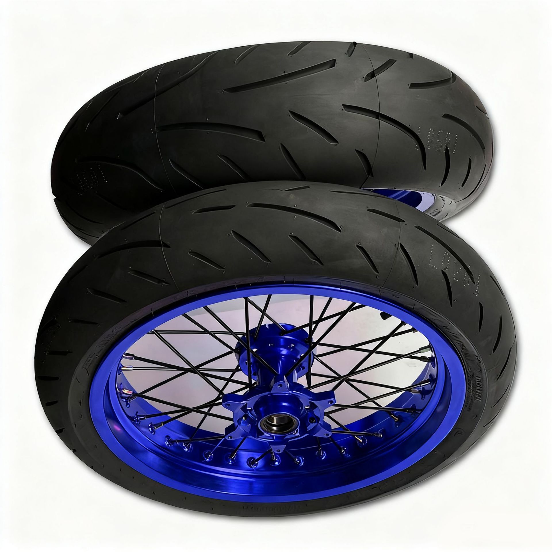 Modified Semi-Hot-Melt Slick Tire Hub Assembly Cnc 17inch Ktm Aj1 Off-Road Motorcycle